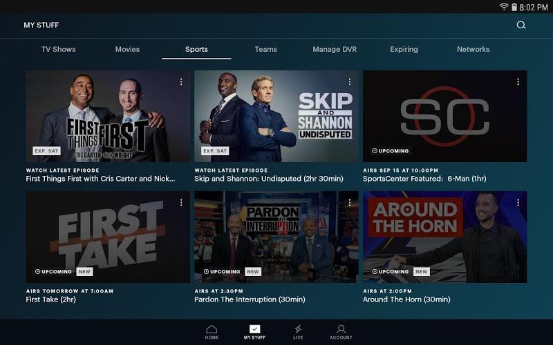 Hulu for Android TV Schermafbeelding 1