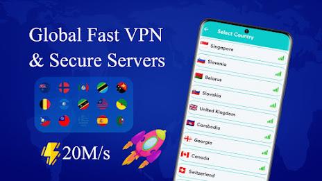 HookVPN Secure VPN Proxy スクリーンショット 1