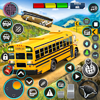 Offroad School Bus Driver Game ဖန်သားပြင်ဓာတ်ပုံ 1