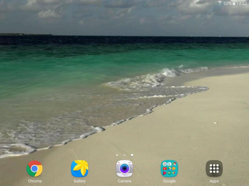 Tropical Beach Live Wallpaper Captura de pantalla 1