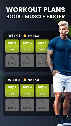 FitZay: Workout Planner ภาพหน้าจอ 1