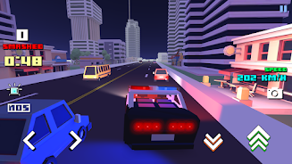 Blocky Car Racer - racing game Capture d'écran 1