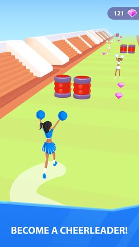 Cheerleader Run 3D Capture d'écran 0