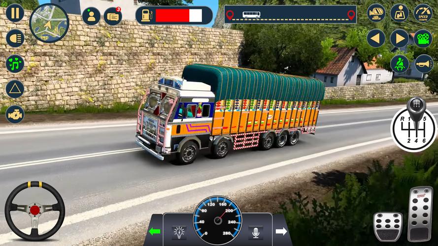 Indian Truck Drive Lorry Games Ảnh chụp màn hình 1