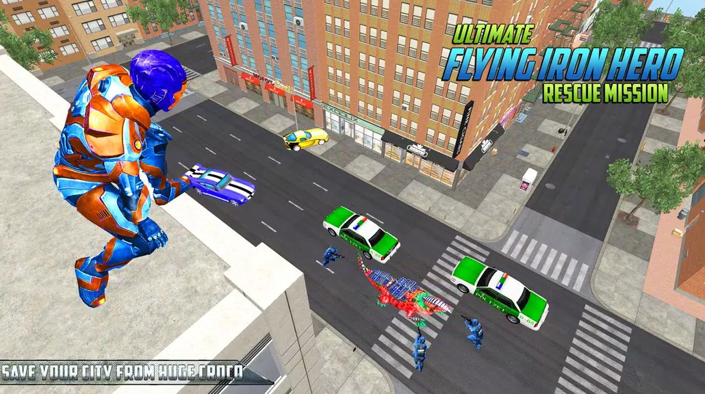 Ultimate KungFu Superhero Iron Fighting Free Game ภาพหน้าจอ 1