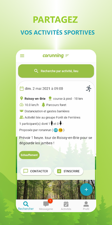 Corunning: sportez à plusieurs Schermafbeelding 1