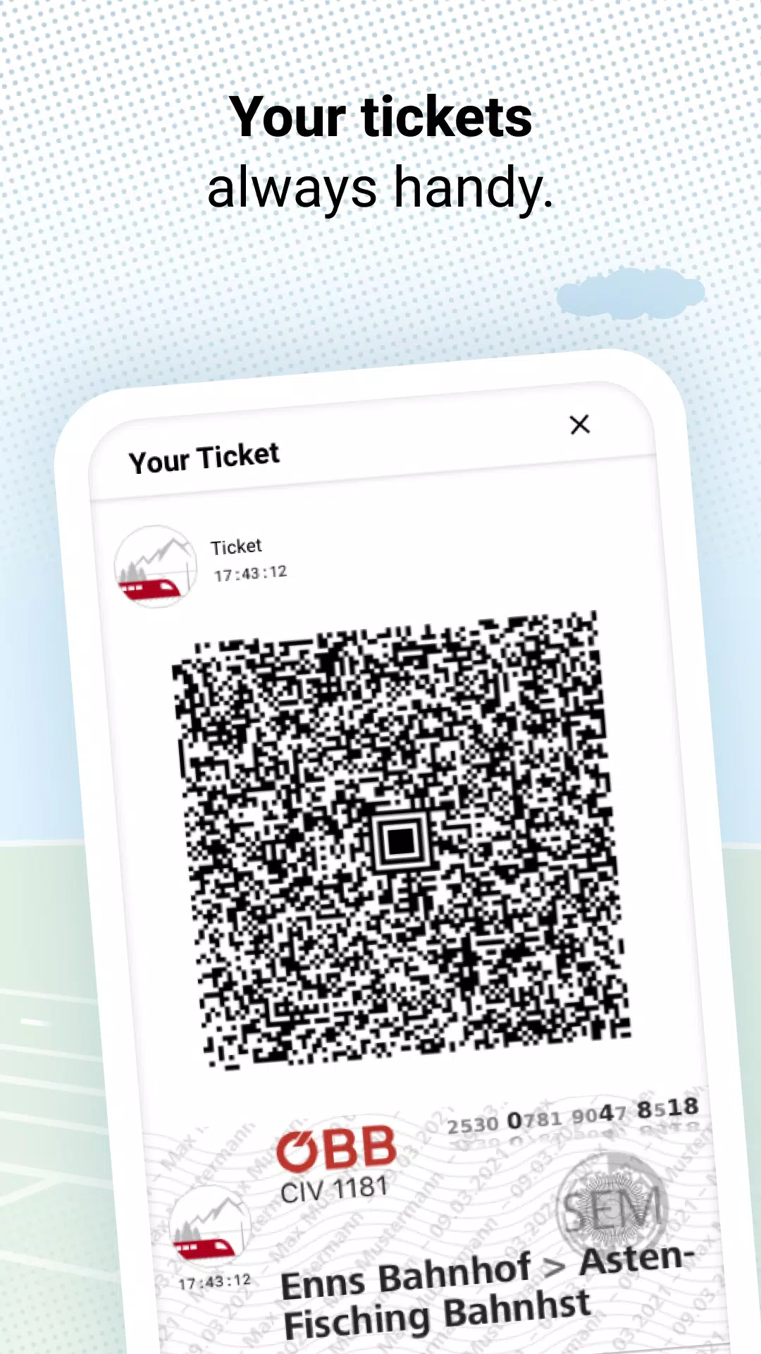 ÖBB Tickets Ekran Görüntüsü 1