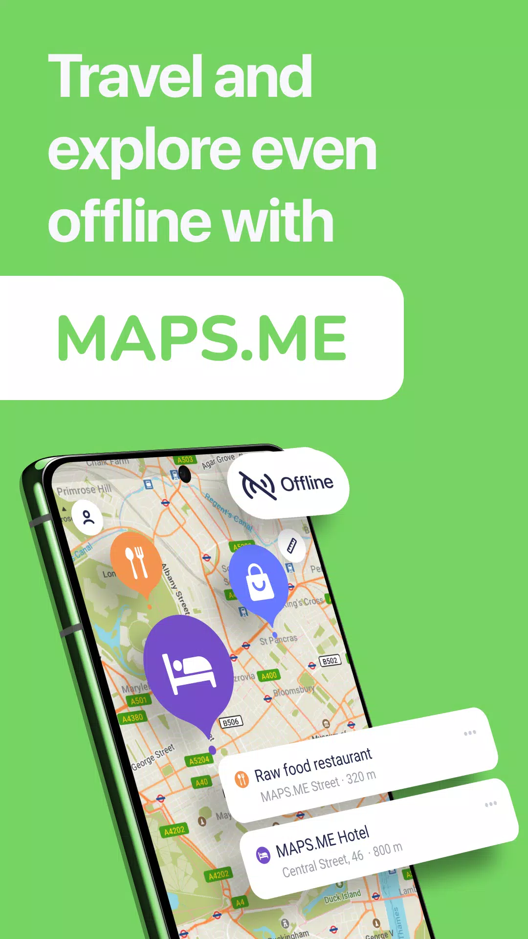 MAPS.ME: Offline maps GPS Nav Capture d'écran 0