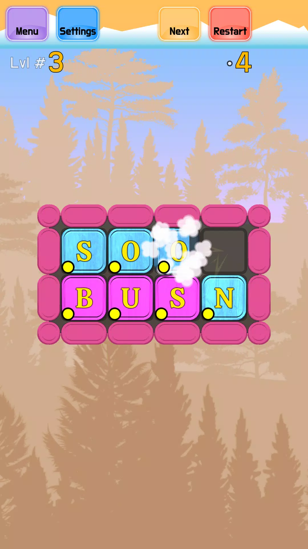 Sliding Words スクリーンショット 1