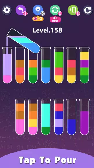 Water Sort Puzzle: Color Sort स्क्रीनशॉट 2