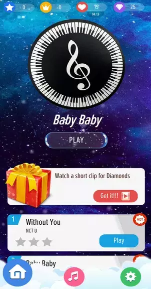 Kpop Piano Magic Tiles Offline - All Korean Song Скриншот 0