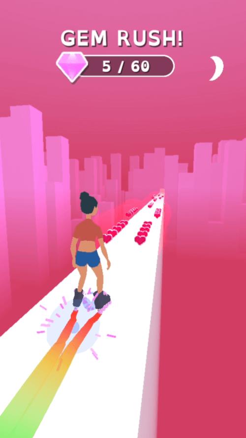 Sky Roller: Rainbow Skating Tangkapan skrin 1