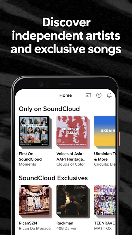 SoundCloud Music & Audio Schermafbeelding 0