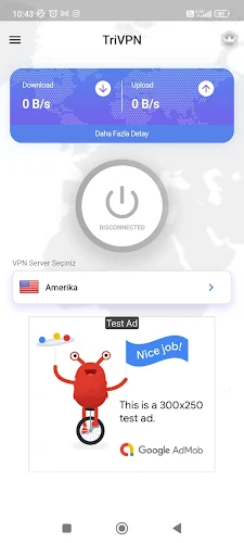 Tri VPN - Fast & Secret ဖန်သားပြင်ဓာတ်ပုံ 1