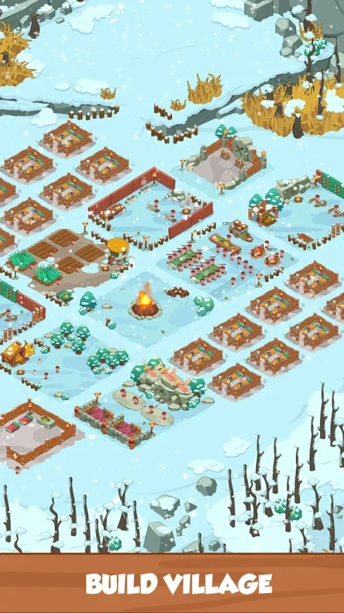 Icy Village: Tycoon Survival Скриншот 1