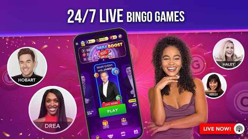 Live Play Bingo: Real Hosts ภาพหน้าจอ 2