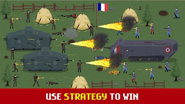 <h2>Immergiti negli storici campi di battaglia della Prima Guerra Mondiale con Trench Warfare WW1 APK, un entusiasmante gioco di strategia su misura per gli appassionati di giochi mobili.</h2><p>Questo gioco accattivante, disponibile su Google Play e creato da SimpleBit Studios, offre una miscela unica di attenta pianificazione e combattimento frenetico. Perfetto per gli utenti Android, Trench Warfare WW1 catapulta i giocatori nel mondo ad alto rischio delle strategie di guerra, dove ogni decisione può determinare l'esito di una battaglia. Preparati a condurre i tuoi soldati alla vittoria in uno dei giochi di strategia di guerra più coinvolgenti disponibili su piattaforme mobili.</p>
<h3>Cosa c'è di nuovo in Trench Warfare WW1 APK?</h3><p>L'ultimo aggiornamento di Trench Warfare WW1 offre una serie di nuove funzionalità che migliorano sia la profondità che il divertimento del gioco. Queste aggiunte offrono ai giocatori un'esperienza ancora più coinvolgente grazie a meccaniche raffinate e contenuti ampliati. Ecco le novità:</p>
<p><strong>Gameplay coinvolgente:</strong></p>
<ul><li><strong>Nuovi livelli della campagna:</strong> Sfida anche i giocatori veterani con scenari di battaglia più complessi.</li></ul><p><strong>Interazione con la community:</strong></p>
<ul><li><strong>Sistema di chat integrato:</strong> Consente discussioni in tempo reale tra i giocatori, favorendo una comunità più connessa.</li></ul><p><strong>Stile Pixel Art unico:</strong></p>
<ul><li><strong>Grafica aggiornata:</strong> Conserva l'amato fascino della pixel art ma con dettagli e vivacità aggiunti, migliorando l'attrattiva visiva e l'immersione.</li></ul><p><strong><img src=