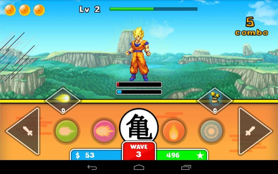 Goku Saiyan Warrior Zrzut ekranu 2