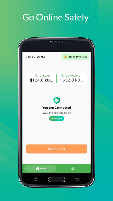 Brisk VPN ဖန်သားပြင်ဓာတ်ပုံ 3