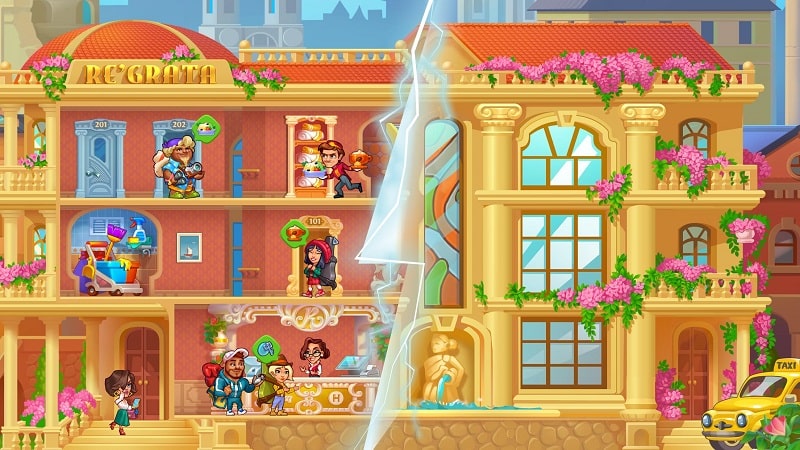 Grand Hotel Mania: Hotel juego Captura de pantalla 3