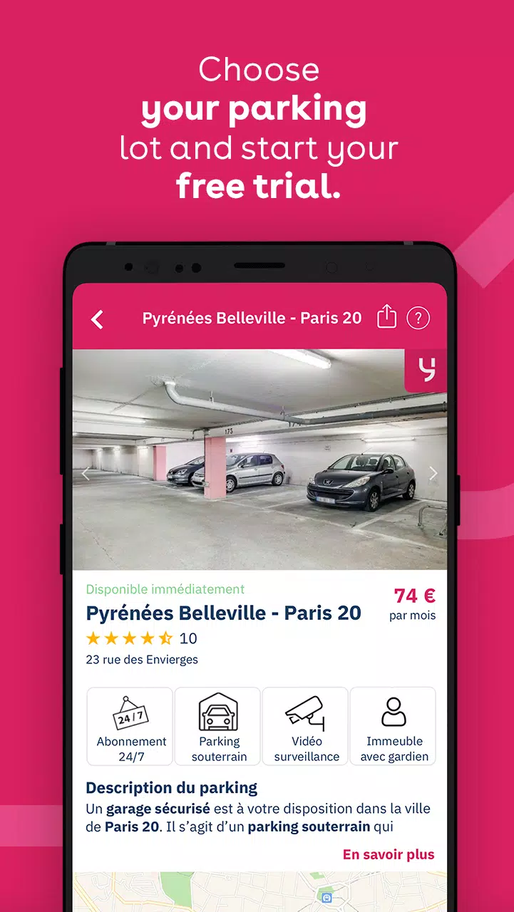 Yespark Capture d'écran 1