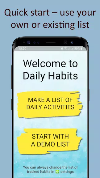 Daily activities tracker স্ক্রিনশট 1