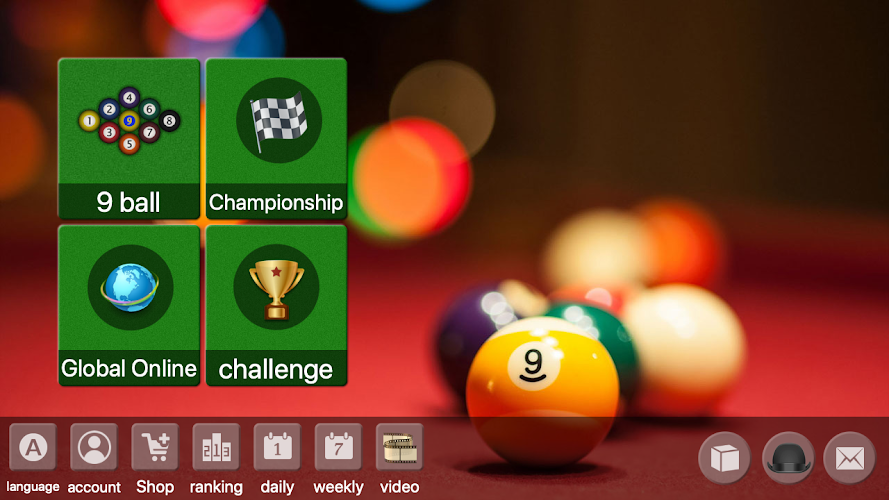 Schermata 9 ball pool and offline pool 2