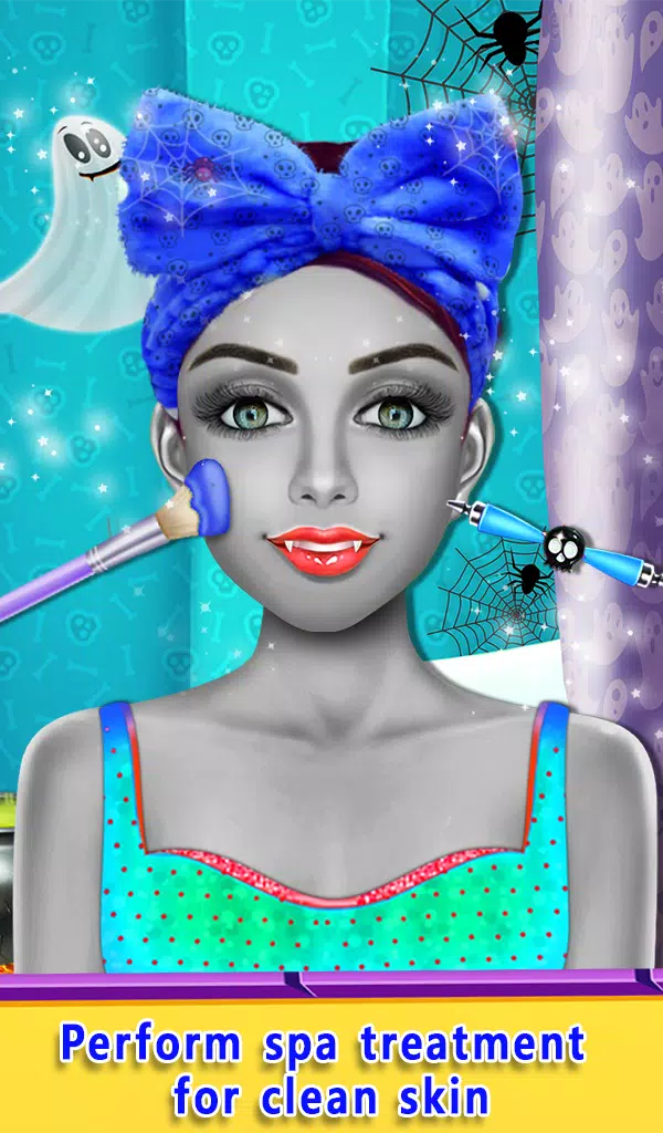 Halloween Makeover Salon Games Скриншот 0