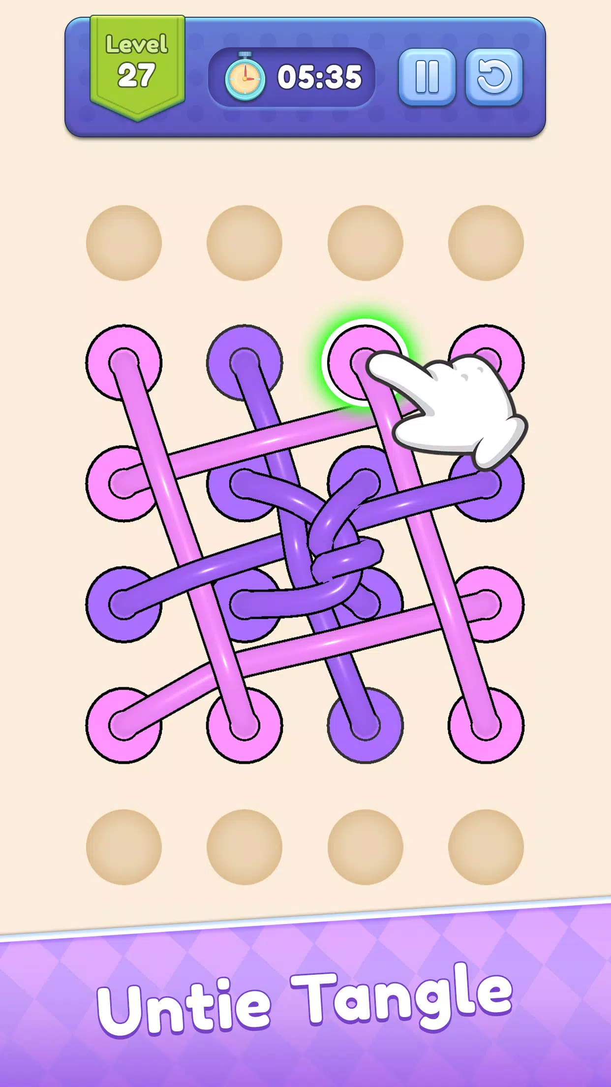 Tangle Out: Rope Puzzle應用截圖第0張