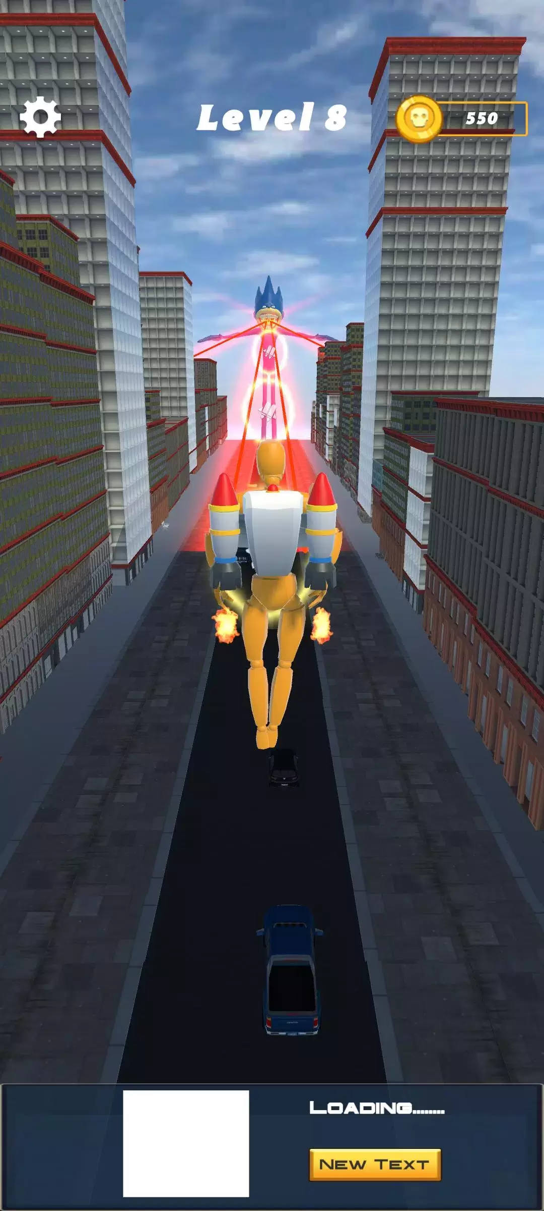 Jetpack Ragdoll: Fly Adventure Скриншот 1