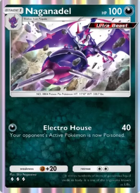 Naganadel Ultra Beast card illustration