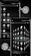 Moon Galaxy Theme Launcher Tangkapan skrin 2