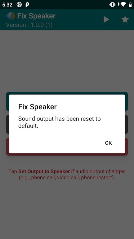 Fix Speaker - Disable Earphone Captura de pantalla 2