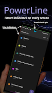 PowerLine: status bar meters ภาพหน้าจอ 0