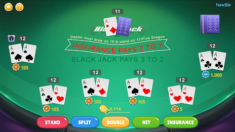 Blackjack - Casino World ภาพหน้าจอ 0