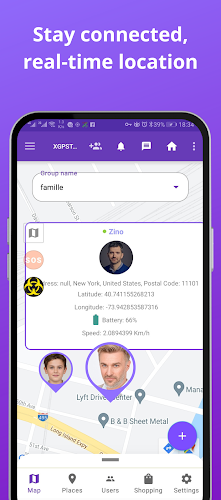 Schermata GPS tracker: Family locator 2