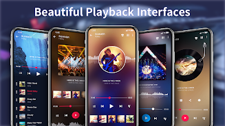 Music Player - Colorful Themes ဖန်သားပြင်ဓာတ်ပုံ 0