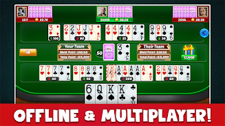 Canasta Plus Offline Card Game Schermafbeelding 2