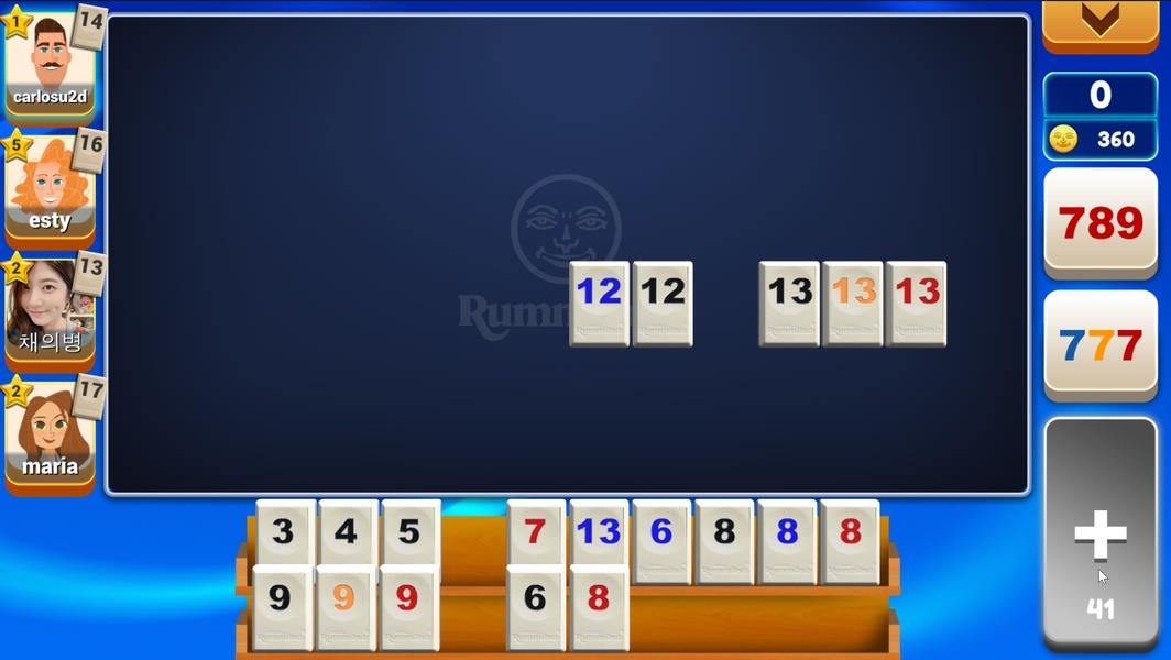 Rummikub Tangkapan skrin 2