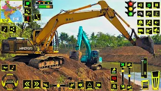 Road Construction Jcb games 3D Ekran Görüntüsü 2