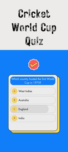 Cricket WorldCup: QuizMaster Скриншот 2