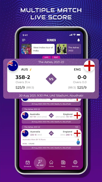 CricScore Line Guru Pro - Live應用截圖第0張