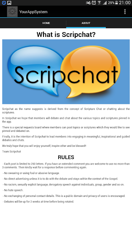 Scripchat स्क्रीनशॉट 3