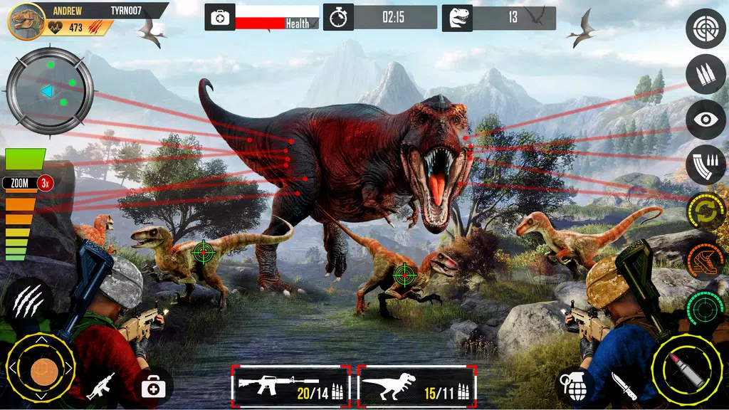 Real Dino Hunting Gun Games Ảnh chụp màn hình 2