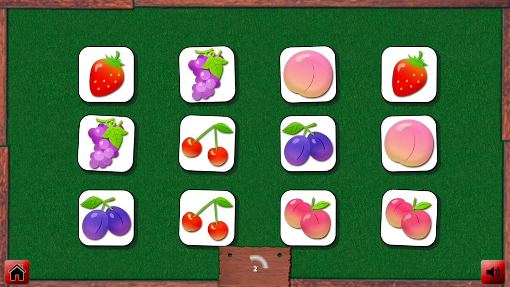 Concentration Memory Match Brain Game スクリーンショット 1