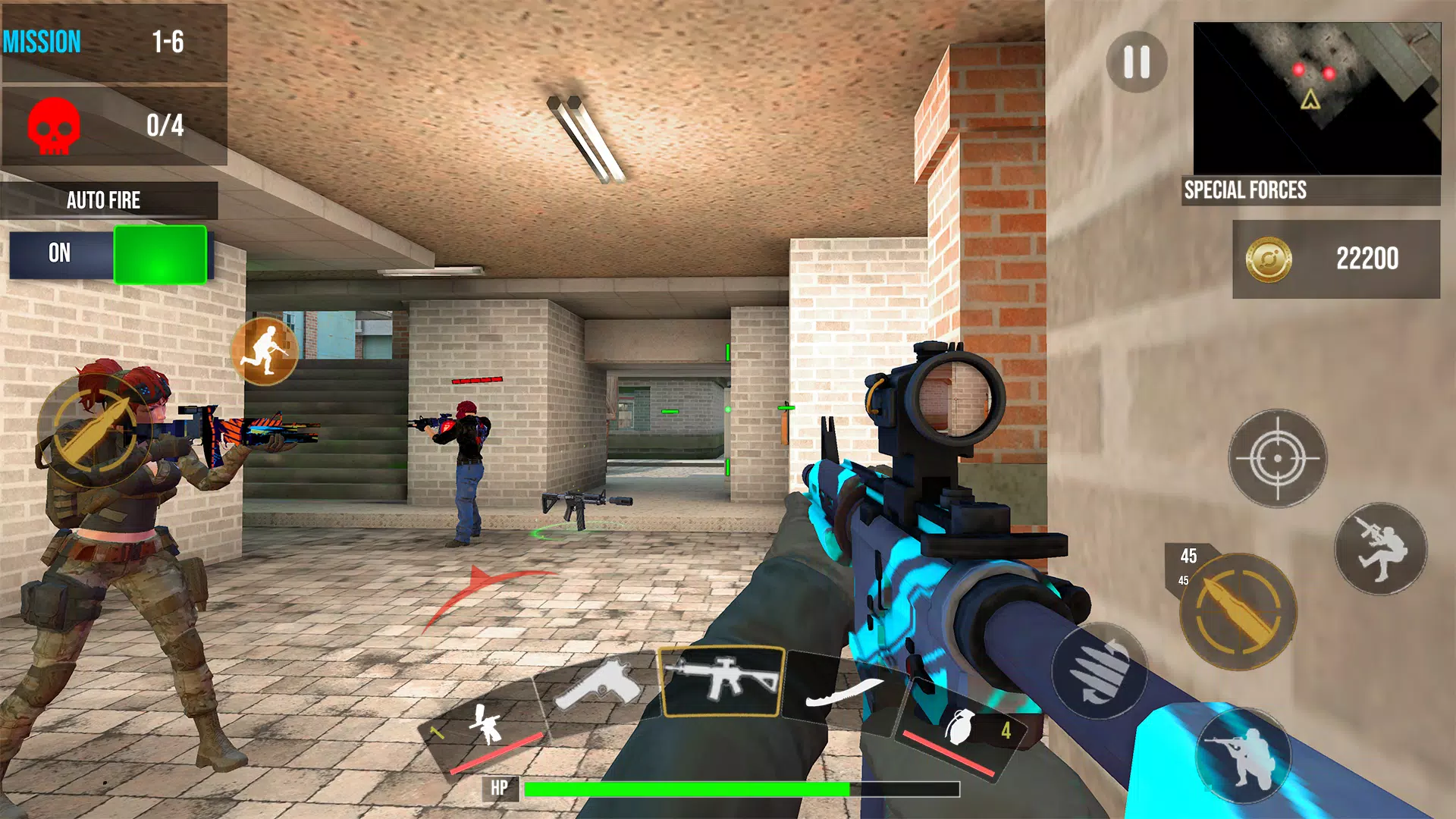 FPS Commando Frappe 3D Capture d'écran 1
