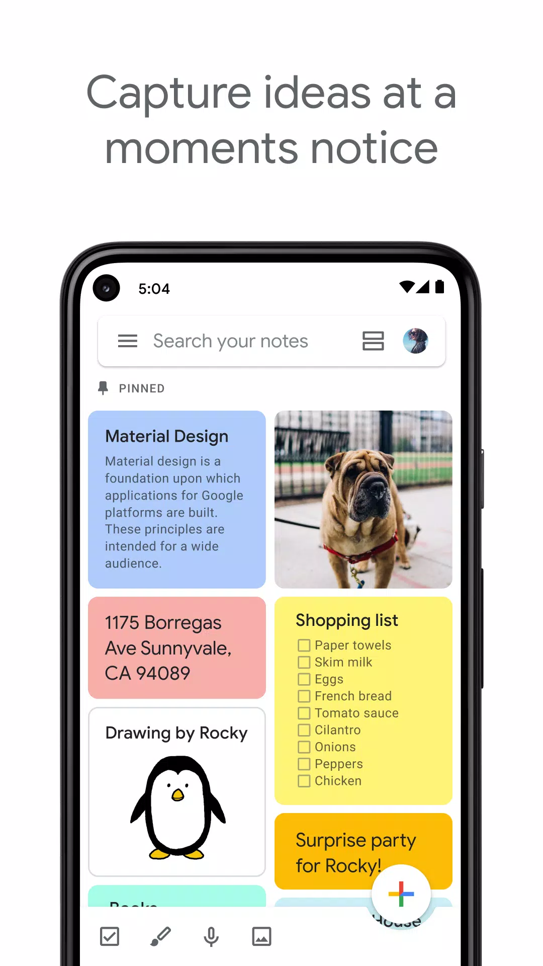 Google Keep - Notes and Lists Zrzut ekranu 0