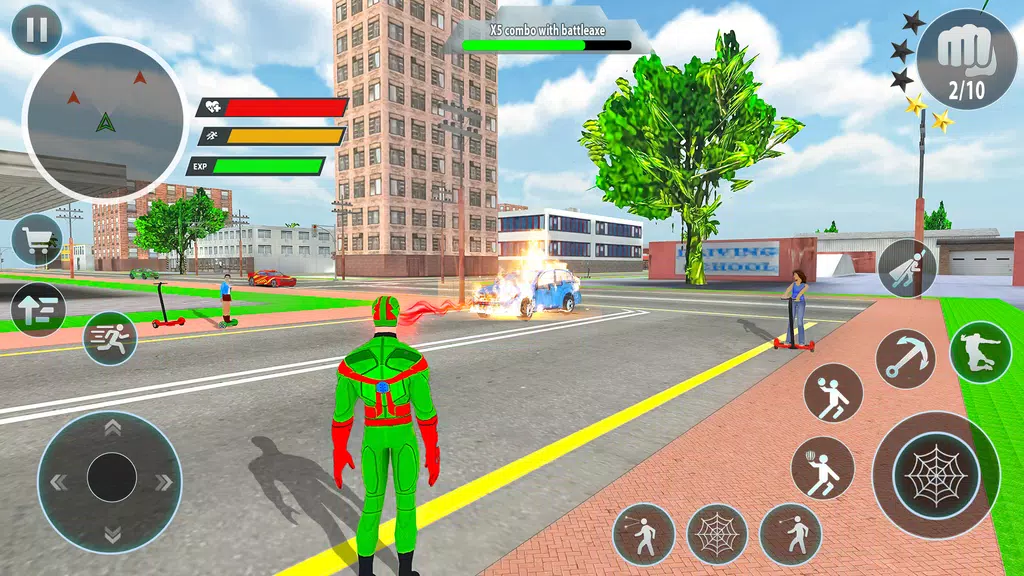 Police Robot Rope Hero Game 3d স্ক্রিনশট 1