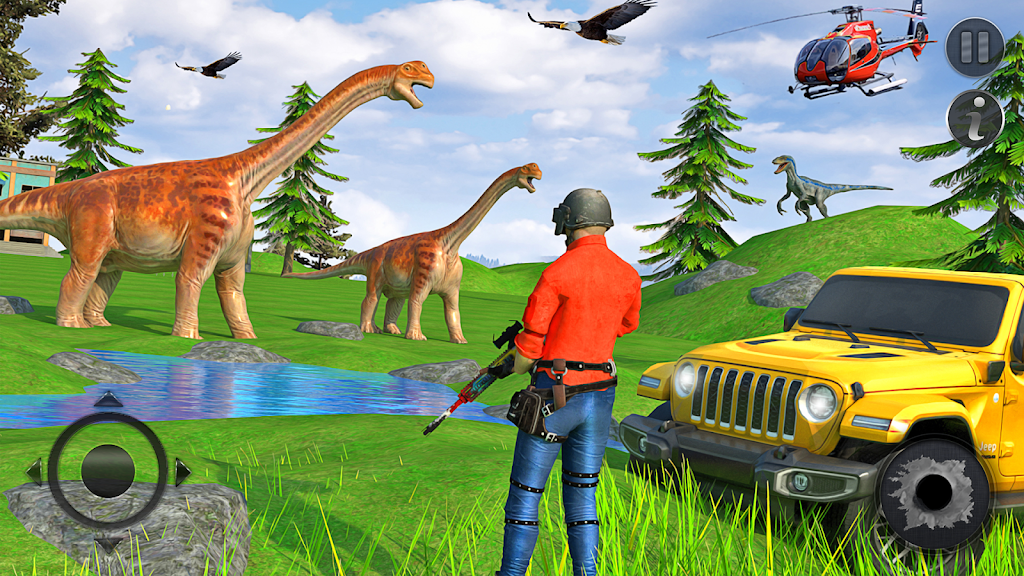 Wild Dino Hunter 3D Gun Games স্ক্রিনশট 2