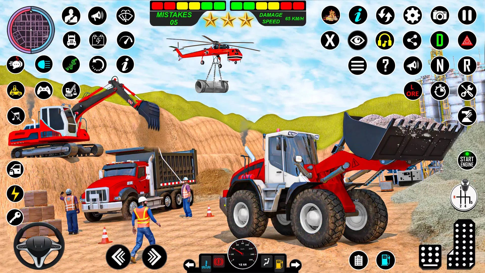 Snow Excavator Simulator Game স্ক্রিনশট 2